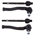 4pc Front Inner Outer Tie Rod End Es800033 Es800034 Ev800577 For 2004 2010 Chevrolet Aveo Aveo5 2009 Pontiac G3 2005 2008 Wave 