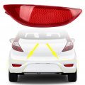 Rear Bumper Night Reflector Red Warning Waterproof Shock Resistant Replacement For Hyundai Accent Le Se Left 924051r000