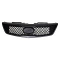 Front Grille Assembly For Kiate 2010 Replacement For Ki1200138 And 863501m000 Standard Style Black Plastic Snap On Installation 