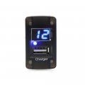 Polarlander 5v 2 1a Usb Interface Socket Car Charger And Voltage Meter Battery Monitor Use For Honda