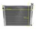 Atv Full Aluminum Radiator Fit For 2016-2018 2017 Polaris Rgr General 1000 Eps Ps