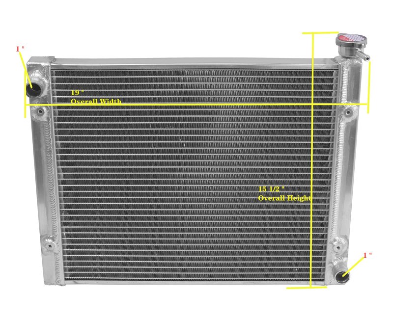 Atv Full Aluminum Radiator Fit For 2016-2018 2017 Polaris Rgr General 1000 Eps Ps