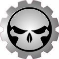 Stickertalk Gear Skull Vinyl Sticker 5 Inches By 