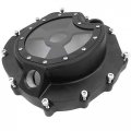 Hongk- Engine Clutch Cover See Through Compatible With Kawasaki Zx14r Zzr1400 2006-2013 Black Right B01c0sy2b2