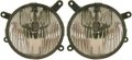 Evan-fischer Front Fog Light Assembly For 2005-2009 Ford Mustang Gt Model Set Of 2 Passenger And Driver Side 