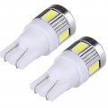 Ocpty Instrument Panel Lights 168 184 192 193 259 280 285 447 464 501 T10-6-5730-smd-white 20pcs