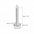Uxcell T-slot Bolts 10pcs M6x40mm Slot Drop-in Stud Sliding 304 Stainless Steel Shape Screws For T Track