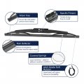 X Autohaux 2pcs Rear Windshield Wiper Blade Replacement For Chevrolet Equinox 2010-2016 Cadillac Srx Xt5 2016-2020