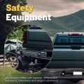 Ecotric Rear Step Bumper Compatible With 1999-2007 Chevy Chevrolet Silverado Gmc Sierra 1500 2500 Classic Face Bar W License