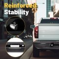 Ecotric Rear Step Bumper Compatible With 1999-2007 Chevy Chevrolet Silverado Gmc Sierra 1500 2500 Classic Face Bar W License