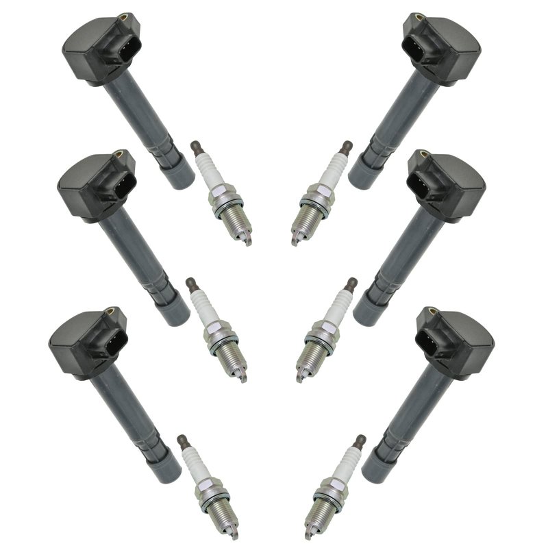 Spark Plugs With Ignition Coil Pack 12 Piece Set Mechanics Choice For 2001-2002 Acura Mdx