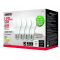4pk Satco 9 5w 120v A19 Led E26 Medium Base 800 Lumens 3000k