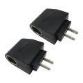 Black 500mah 110v-240v Ac Plug To 12v Dc Car Cigarette Lighter Converter Socket Adapter