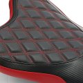 Tcmt Black Red Driver Passenger Seat Cushion Fit For Yamaha Yzf R6 Yzf-r6 2006-2007