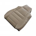 Secosautoparts Passenger Side Top Leather Seat Cover Tan Compatible With Fordor 250 350 F 450 F 550 2003 2004 2005 2006 2007