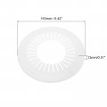Uxcell Pipe Cover Decoration 2pcs 75mm-115mm Pp Plastic Escutcheon Collar Water Drain Line White