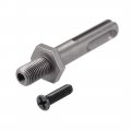 Uxcell 3 8 Drill Chuck Adapter To 8-inch M10 X 15mm Thread Keyless Round Shank For Impact Driver Pack Of