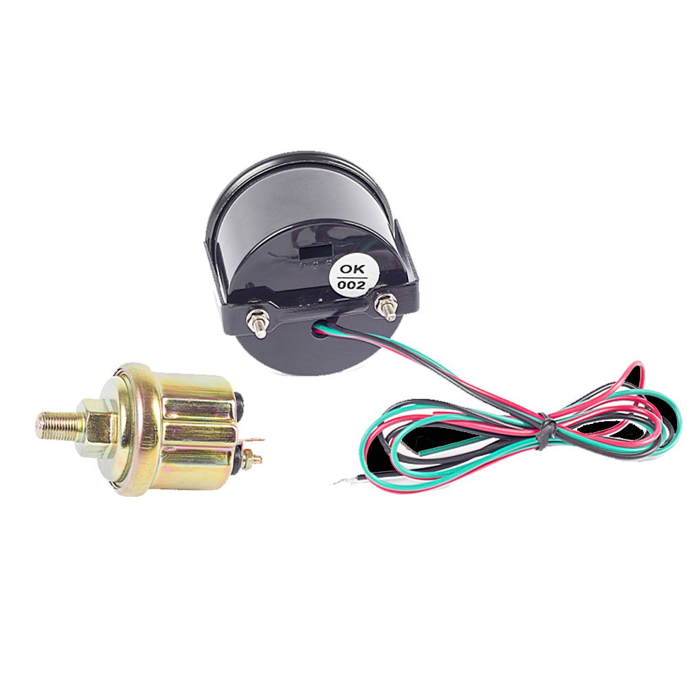 Digital Oil Pressure Gauge Meter Kit 2 In 52mm Blue Led 0 To 120 Psi Universal For Auto Automotive Truck Boat 12v Professional