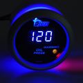 Digital Oil Pressure Gauge Meter Kit 2 In 52mm Blue Led 0 To 120 Psi Universal For Auto Automotive Truck Boat 12v Professional