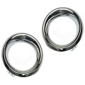 Fog Light Trim Ring Pair For Mazda 3 2014 2015 2016 Chrome Driver And Passenger Side Replacement Ma1038125 Ma1039125 