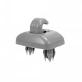 X Autohaux Gray Car Plastic Sun Visor Hook Clip Bracket Retainer 8u0857562 8e0857562 For Audi A1 A3 A4 A5 Q3 Q5 S3 S4 S5 Rs3