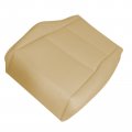 Secosautoparts Driver Side Bottom Top Lean Back Replacement Leather Seat Cover Tan Compatible With Honda Accord Sedan 2008 2009