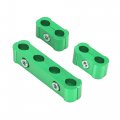 X Autohaux 2 Set 8mm Car Engine Spark Plug Wire Separator Looms Divider Organizer Clamp Plastic Green