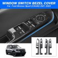 Autorder Custom Fit For Accessoriesa Ford Bronco Sport 2021 2022 2023 Carbon Fiber Interior Trim Car Window Switch Panel Covers