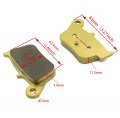 Httmt Disc Brake Pad Set Compatible With Motorcycle