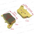 Httmt Disc Brake Pad Set Compatible With Motorcycle