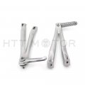 Httmt Mt390-005 Polish Silver Rear Passenger Foot Pegs Bracket Compatible With Yzf R1 2004-2008