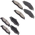 Ceramic Brake Pads Front Rear Set 8pcs Fit For 1998-2002 Chevrolet Camaro Pontiac Firebird 