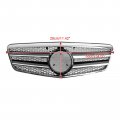 Topteng Front Bumper Grille Grill For Benz E63 Amg E-class W212 E200 E220 E350 E550 09 2009-02 2013 Sedan Saloon And Wagon