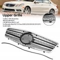 Topteng Front Bumper Grille Grill For Benz E63 Amg E-class W212 E200 E220 E350 E550 09 2009-02 2013 Sedan Saloon And Wagon