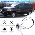 X Autohaux Rear Right Side Door Latch Actuator With Cable Assembly For Toyota Sequoia 2001-2007 4 7l 69305-0c010 Double Cab
