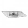X Autohaux Left Front Bumper Headlight Washer Nozzle Cover Cap Trim Primered For Mazda 3 Axela 2014 2015 2016 Bkc6-51-8h1 White