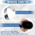 X Autohaux 1 Set 45 Degree 2 5 Inch To 3 0 Id 4ply Car Elbow Reducer Silicone Hose Coupler Intercooler Tube Intake Piping With