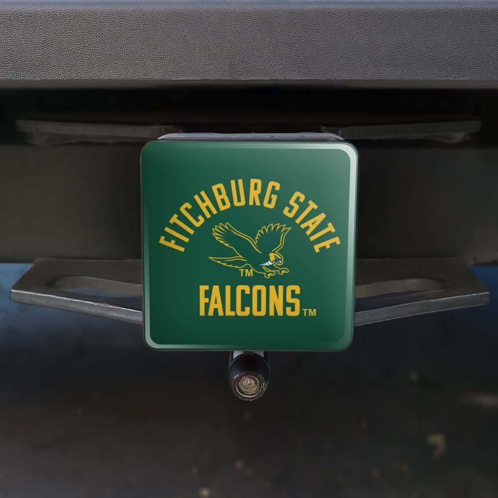 Graphics More Fitchburg State University Falcons Tow Trailer Hitch Cover Plug Insert