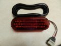 1 Pair Red 6 Oval Led 60 Diode Tail Light W Grommet Plug Truck Trailer Sealed 