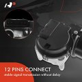 A-premium Front Windshield Wiper Motor Compatible With Ford Mercury Vehicles Freestar 2004-2007 Monterey Van 10-pin Replace