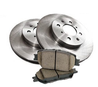 1997 1999 Toyota Camry Coupe Sedan 6 Cyl Rear Brake Pads And Rotors Oem Replacement Direct Fit Kit