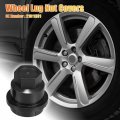 Uxcell 20 Pcs Wheel Lug Nut Covers No 21011331 For Chevrolet Camaro 1997-2001 Saturn Sc1 1994-2002 Truck Cap 24mm Black Anti