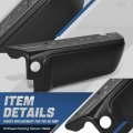 Rear Bumper End Cap Replacement For 2008-2016 Ford F-250 F-350 F-450 Super Duty Passenger Right Side Non Park Assist Primered