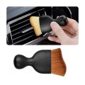Blilo Car Interior Detailing Brush Auto Soft Hair Cleaning Brushes Curved Dirt Dust Collectors Removal Tool For Dashboard Air 