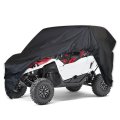 Waterproof 4x4 Utility Vehicle Storage Cover For Yxz 1000r Ss Se Eps 2016 2017 2018 2019 2020 Black 122 8 X 64 72 2 In With Bag 