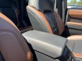 Car Console Covers Plus Designed For Full Size Ford Bronco 2021-2024 Neoprene W Orange Accent Stitching Auto Armrest Center