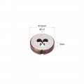 Uxcell M1 2 X 0 25 Metric Round Die Machine Thread Right Handing Alloy Steel Screw Thread Cutting