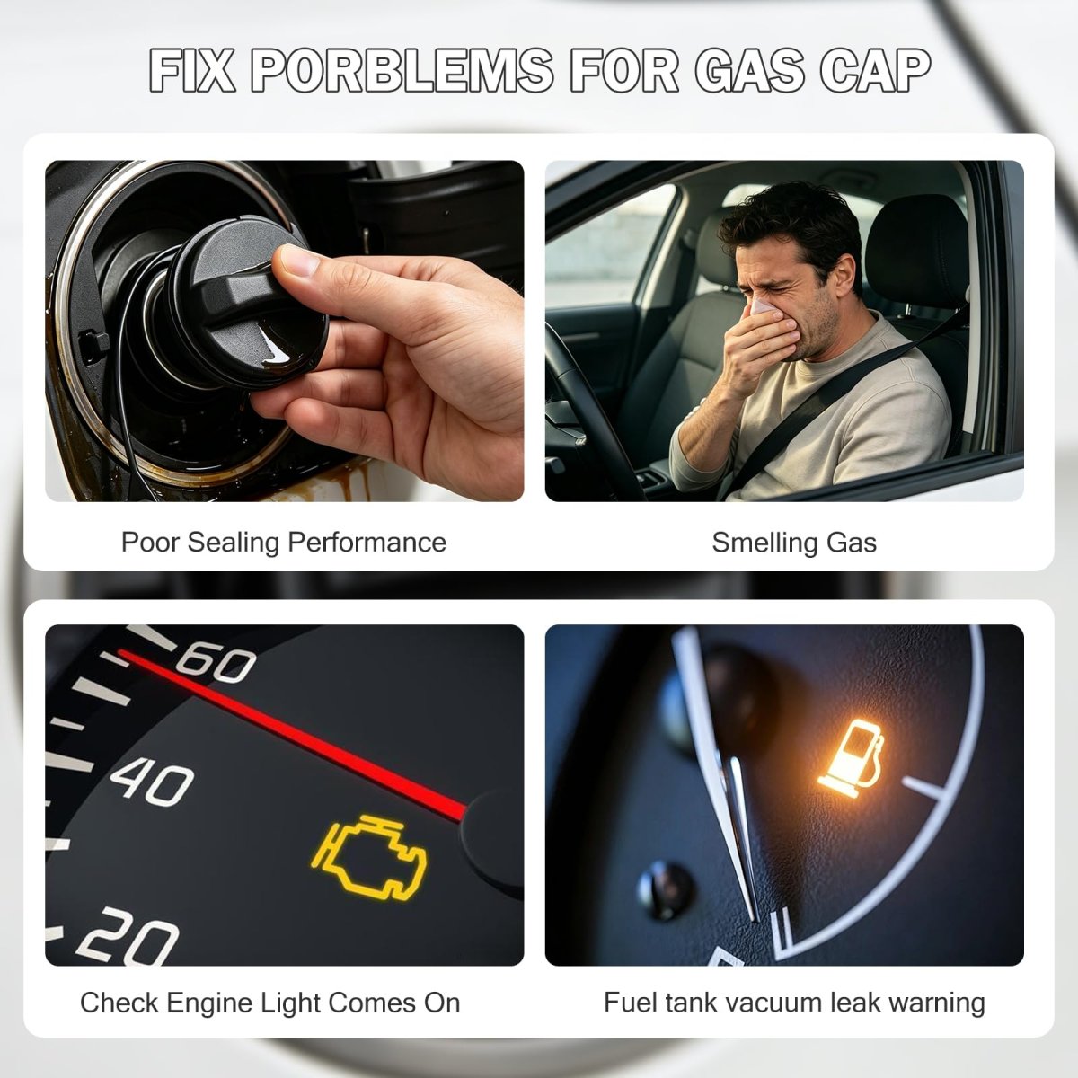 F4tz-9030-c Gas Cap For Ford Econoline E250 F150 F250 F350 F53 Motorhome Replaces Fc920 Bb-fba8501-12r Fuel