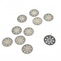 10pcs Rotary Tool 30mm 8 Holes Diamond Circular Saw Blades Cutting Wheel Discs With 2 Mandrel For Wood Plastics