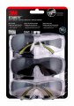 3m Secure-fit 400 Anti-fog Eye Protection Glasses 3 Pack Clear Mirror Gray Lenses